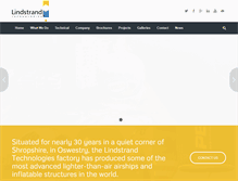 Tablet Screenshot of lindstrandtech.com